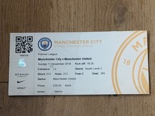 TICKET 2018/19 Man City v