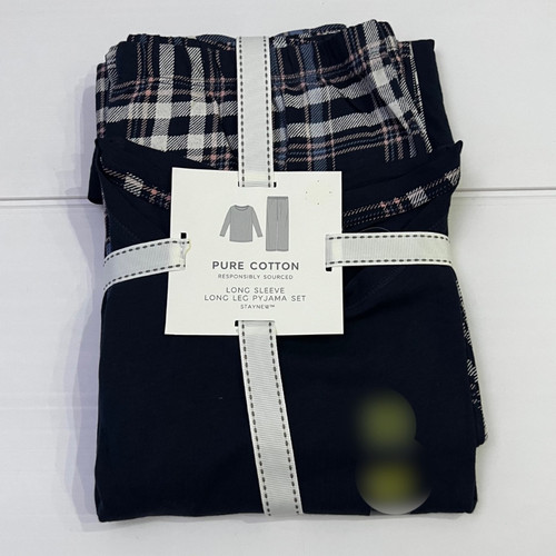 Ladies cotton long - m&s, sleeve