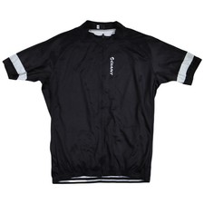 Giant Mens Cycling Jersey Full Zip Size 2XL Full Zip Black Short Sleeve