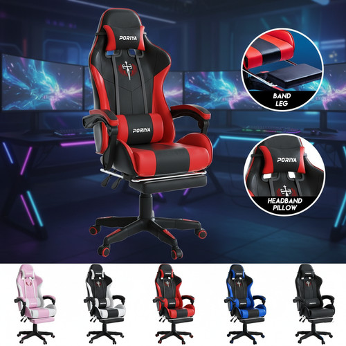 Poriya gaming chair racing - gaming, pu
