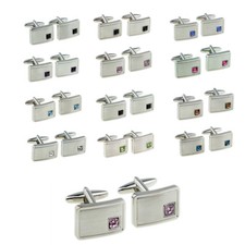 Light Brushed Rhodium Plated