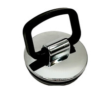 Easy Grip Pull Handle Chrome Effect Bathroom Basin Sink Plug 38mm Diameter CP1H