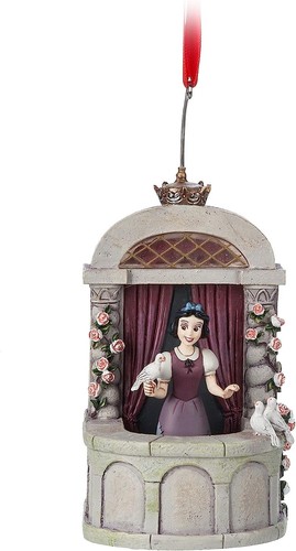 Snow white singing ornament - snow,