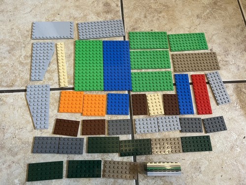 42x lego multicoloured base - 42x,