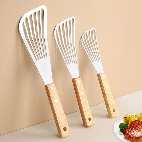 Stainless steel wooden handle - wooden,