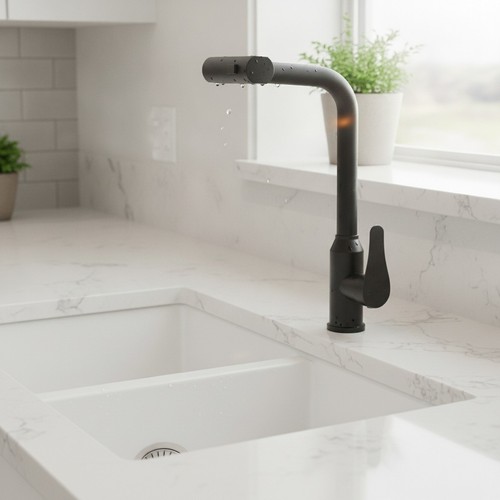 High pressure matte black - high,