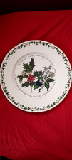 Portmeirion Holly and Ivy round plate 1995. 34.5cm Diameter. Excellent condition