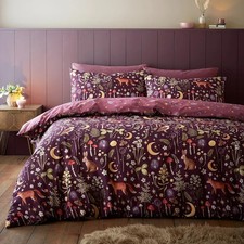 Catherine Lansfield Enchanted Twilight Reversible King Duvet Cover Set with Pill