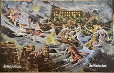 Antique Witch Postcard 1912