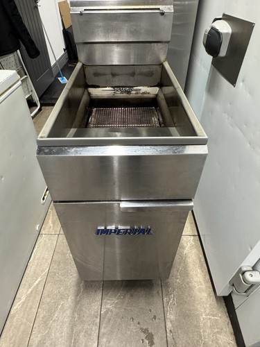 Imperial gas fryer twin - gas, basket