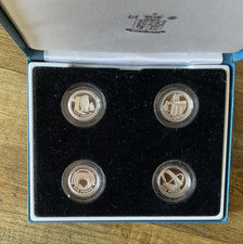 2004-07 Four Piedfort Silver