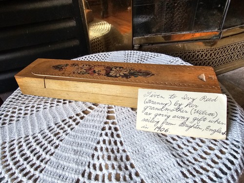 Antique school pencil - antique, box