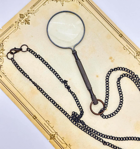 10x magnifying glass necklace - 10x,