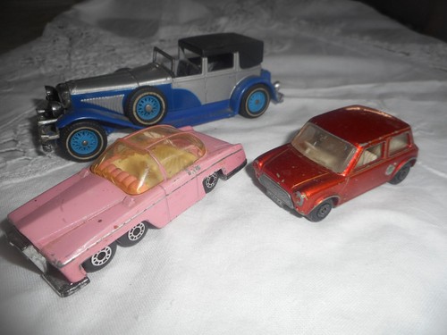 Three old die cast - , cars
