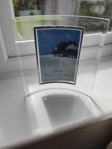 Curved bevelled glass frame - curved,