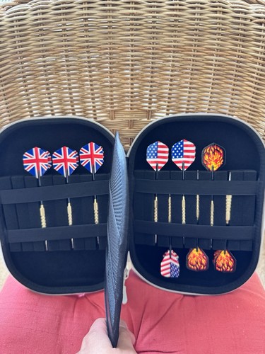 Darts set and case - set,