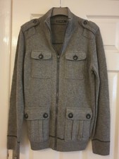 Tom Wolfe Men's Grey Cardigan