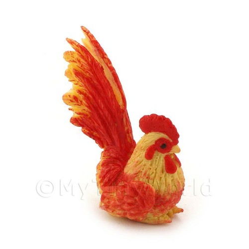 Dolls house miniature red and - dolls,