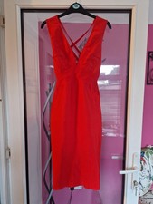 Sassy and Sweet Red Cross Strap Bandage Midi Dress