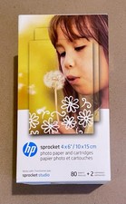 HP Sprocket Studio 6 x 4 Photo Paper And Cartridges