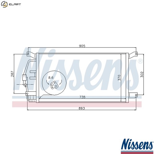 Condenser air conditioning - condenser,