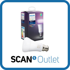 Philips Hue Single WCA 9.5W B22 Bulb, White & Coloured Light, 16m Colours, Dimma