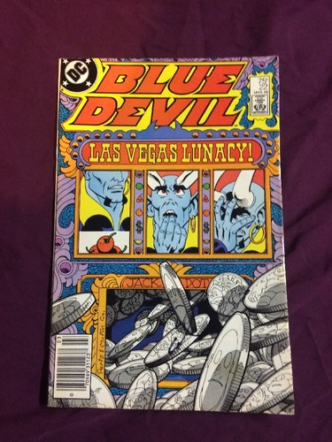 Blue devil signed by gary - by,