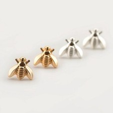 Honey Bee Stud Earrings Gold