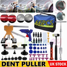 PDR Car Dent Puller Paintless Kit Lifter Repair Removal Hail Tabs`Glue Gun Tool