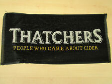 Thatchers Cider black bar towel - Man Cave Birthday Xmas