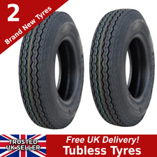 TWO NEW 5.70 5.00-8 500x8 6PLY 77M HEAVY DUTY TRAILER TYRE -DOLLY TRAILER -415kg