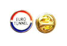 EURO TUNNEL SNCF PIN BADGE TRAIN RAILWAY FRANCE TGV EUROTUNNEL #6