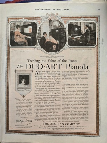 1919 aeolian duo art - duo-art, pianola