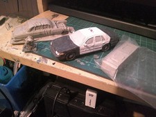 Zombie Apocalypse Scenery 2 Mail Boxes & 2 Cars 28mm resin/plastic Ainsty