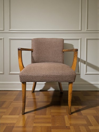 Vintage oak armchair office - oak,