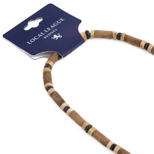 Mens bead necklace - bead,