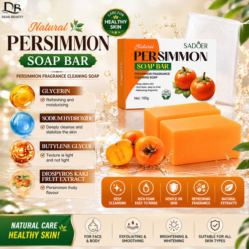 Persimmon soap bar for body - soap,