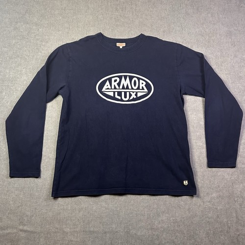Armor lux navy blue sweatshirt - armor,
