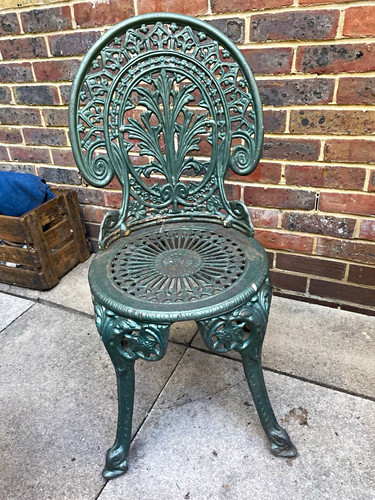 Green victorian ornate - victorian, metal