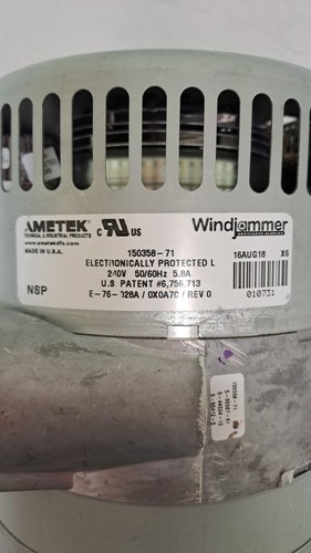 Indigo 5500 blower ametek - 5500,