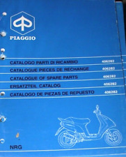 PIAGGIO NRG CATALOGUE OF SPARE PARTS 1995  (GENUINE MANUAL)