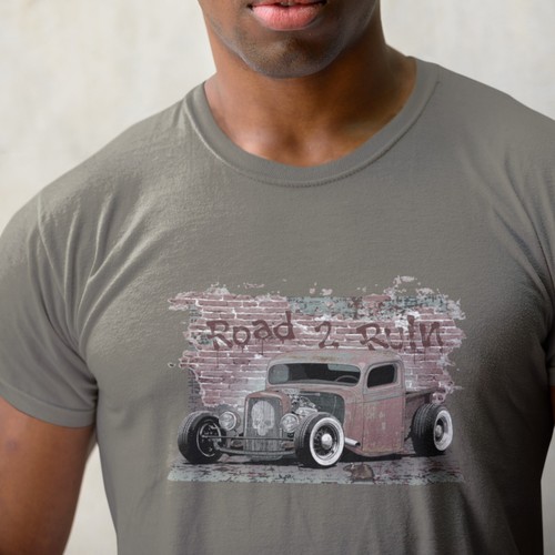 Rat rod shirt - shirt, rusted
