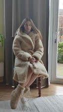 Merino Woolen Hooded Bathrobe