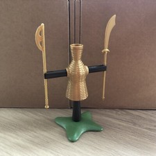 Playmobil Weapons Fighting Training Dummy & Gold Spears History Castle Spares 17