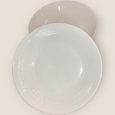 Gordon Ramsay Royal Doulton Maze 2x Pasta Bowls 9.25” White Good Condition