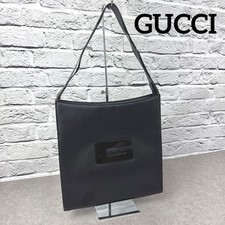 GUCCI Vintage Black Leather