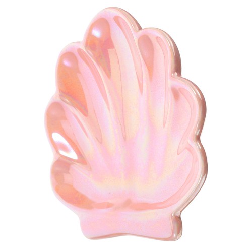 Ceramic pink shell jewelry - ceramic,
