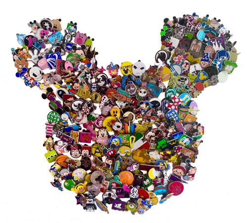 Disney pin trading mixed - trading,