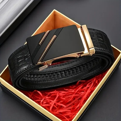 Luxury men genuine leather - luxury,
