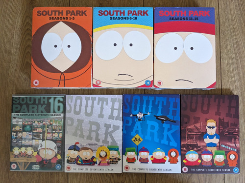 South park seasons 19 - 1-19, dvd